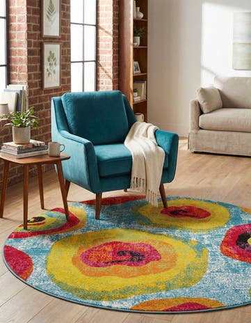 6' x 6' Tuscany Round Rug