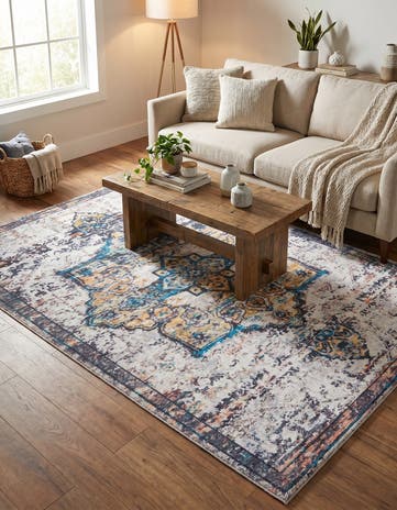 6' x 9' Washable Francesca Rug