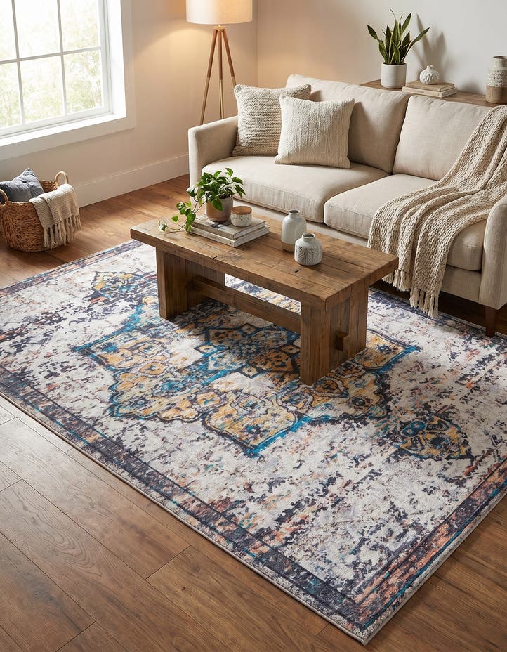 6' x 9' Washable Francesca Rug