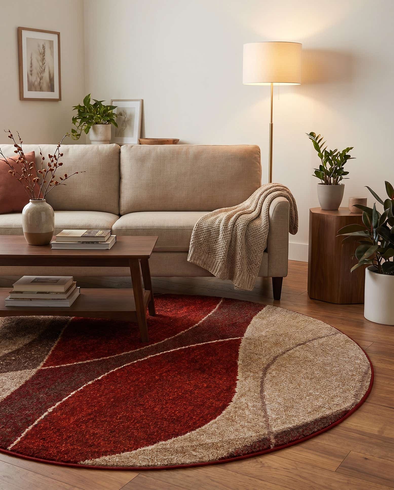 5' 3 x 5' 3 Harvest Round Rug