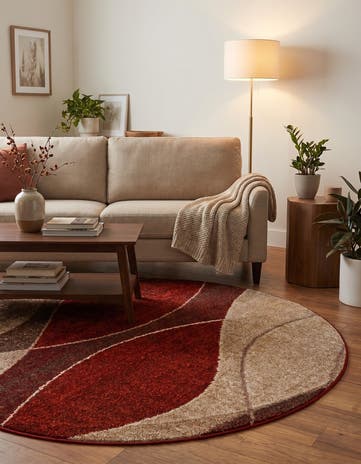 5' 3 x 5' 3 Equinox Round Rug