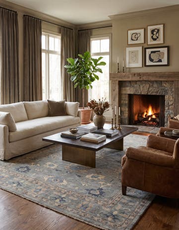 8' 1 x 9' 7 Hand Knotted Ariana Rug