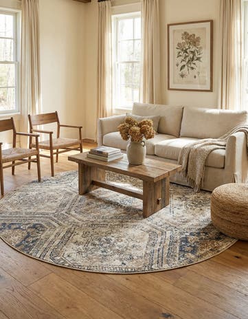 7' 10 x 7' 10 Eliza Round Rug