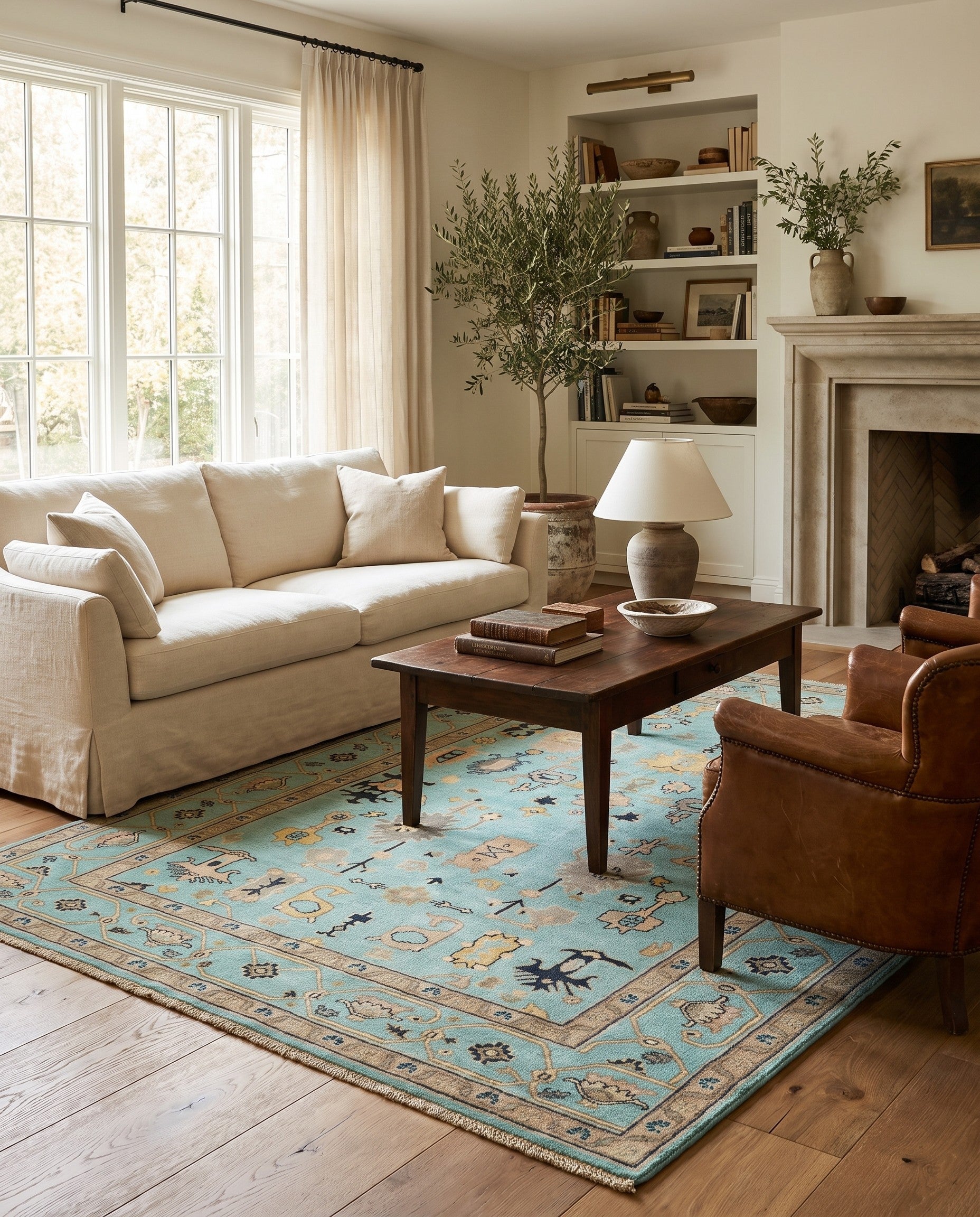 5' 6 x 7' 9 Hand Knotted Kazak Rug