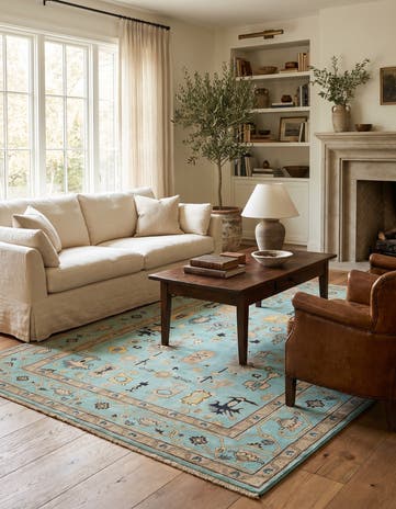 5' 6 x 7' 9 Hand Knotted Kazak Rug