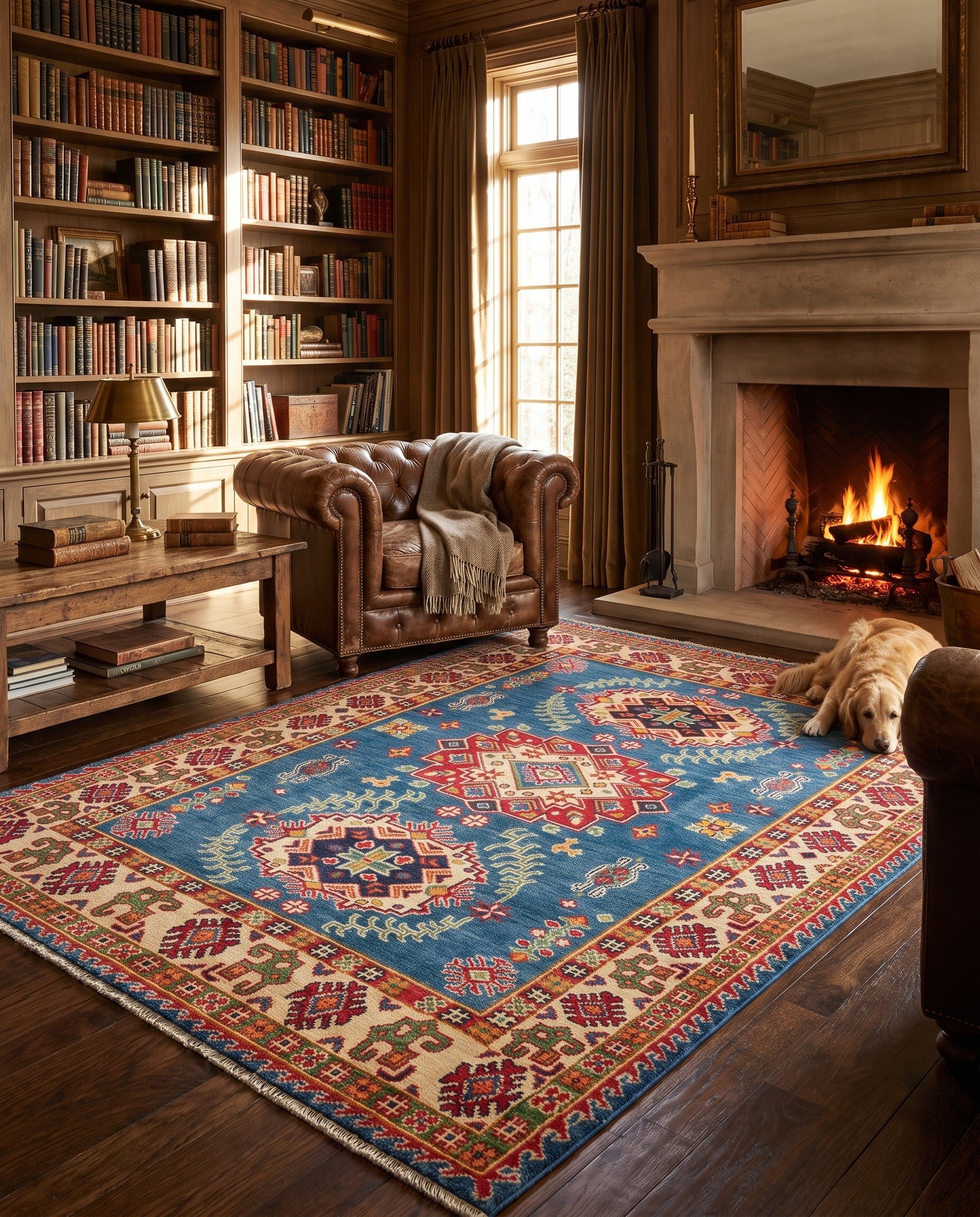 4' 2 x 6' Hand Knotted Kazak Rug