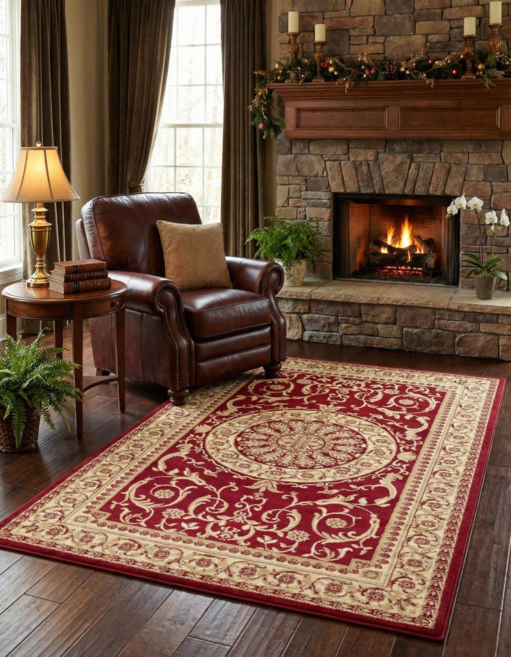 Detail image of 5' 3 x 8' Chateau Rug