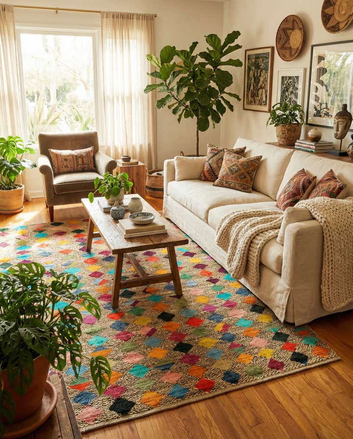 5' 10 x 8' 3 Hand Knotted Balouch Wool Rug