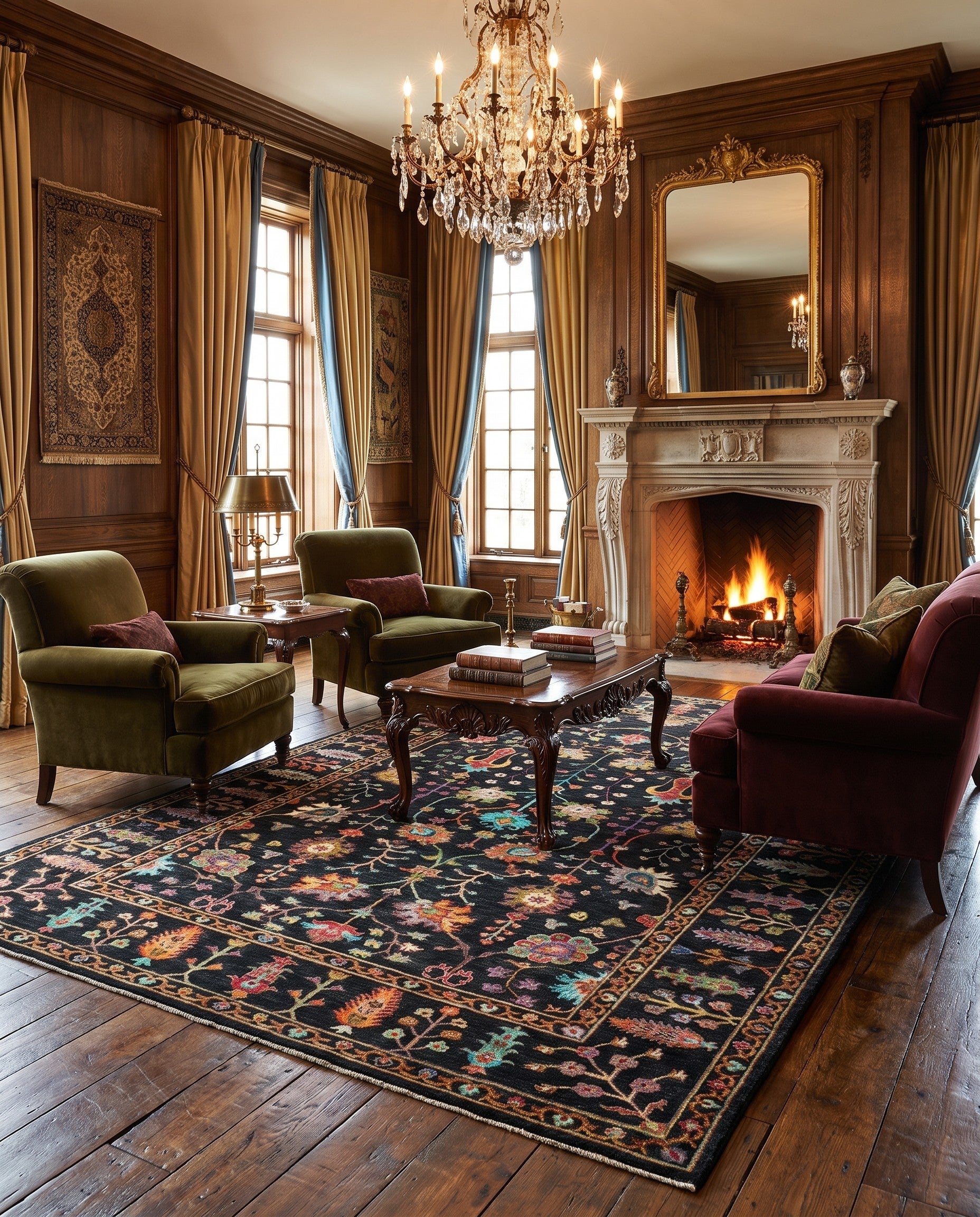6' 10 x 9' 10 Hand Knotted Ariana Ziegler Rug