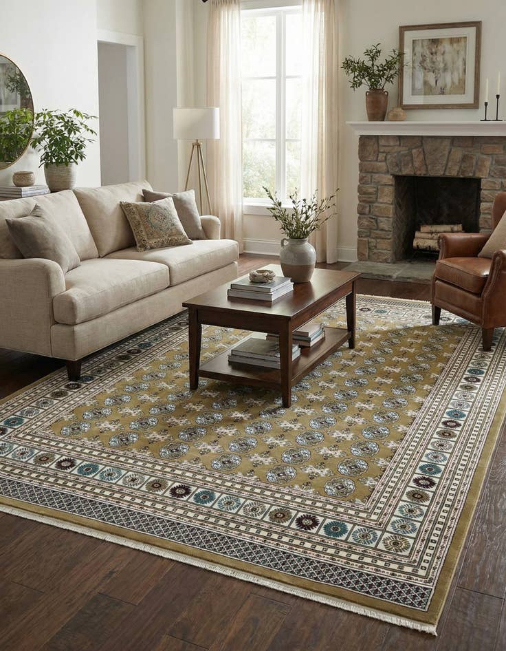 Detail image of 7' 10 x 10' Nain Design Rug