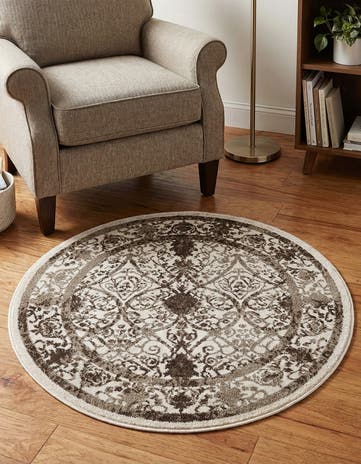 Beige Miranda Round Rug