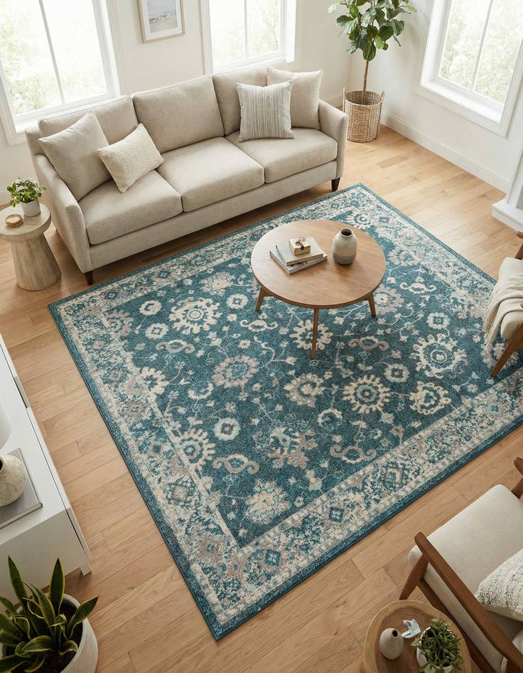 Detail image of 7' 10 x 7' 10 Madeline Square Rug