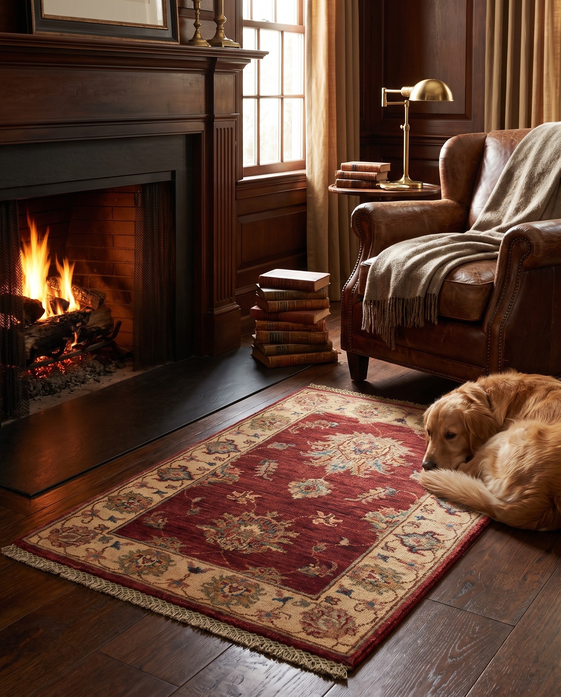2' x 2' 11 Hand Knotted Ziegler Rug