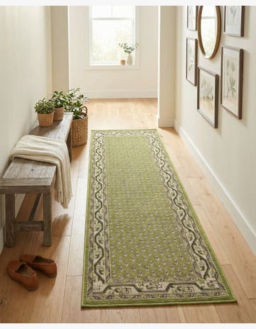 Green SoHo Runner Rug