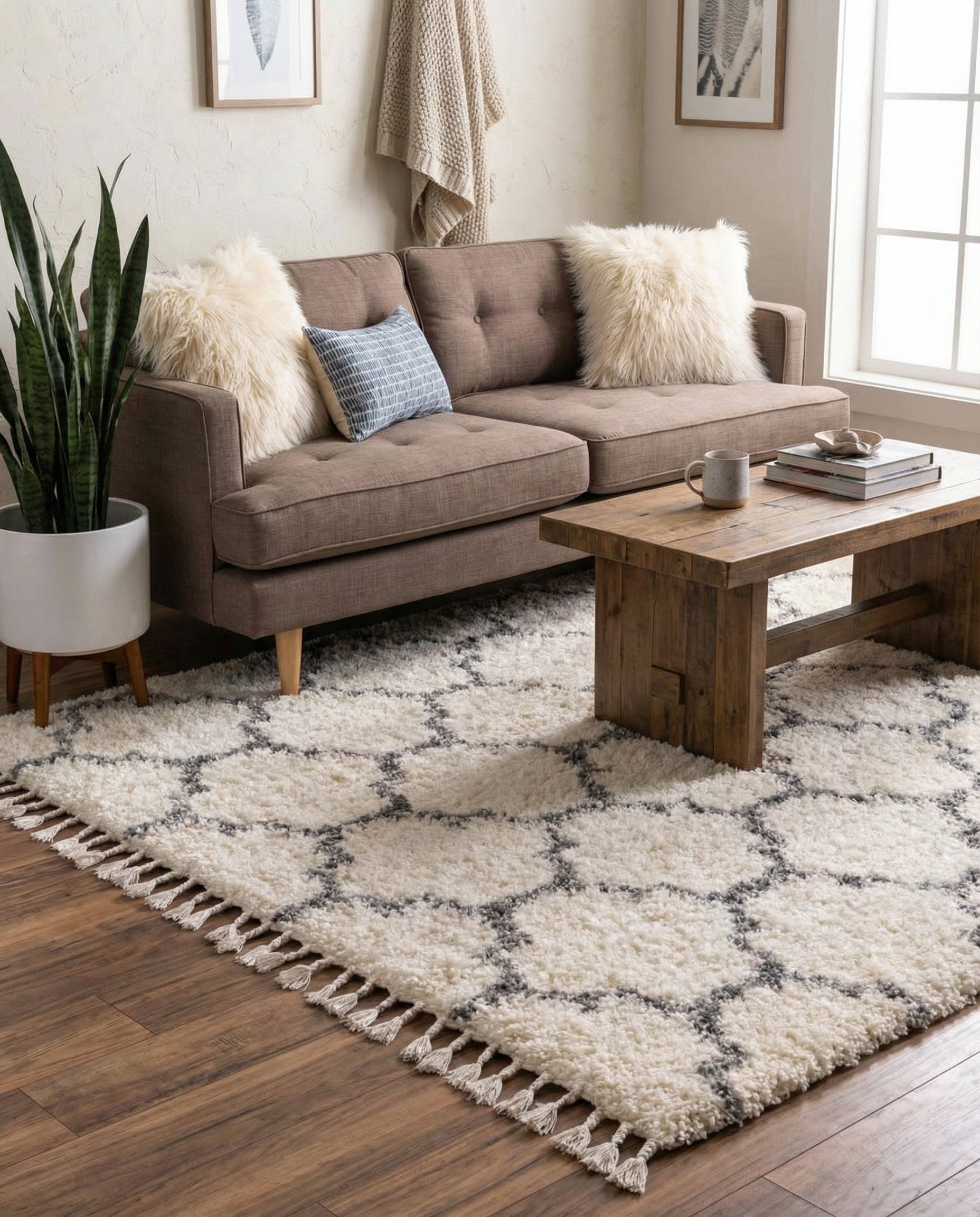 8' x 8' Lagom Shag Square Rug