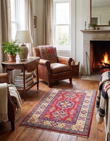 2' 8 x 4' 2 Hand Knotted Kazak Rug