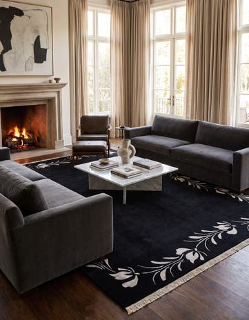 8' 3 x 11' 9 Hand Knotted Darya Wool Rug