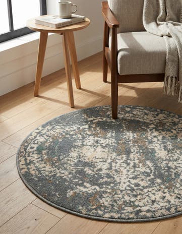 3' 3 x 3' 3 Mojave Round Rug