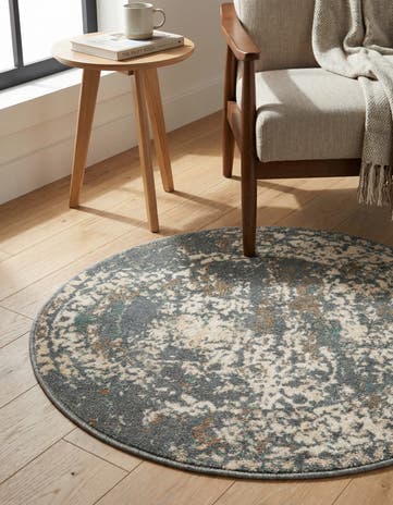 3' 3 x 3' 3 Mojave Round Rug