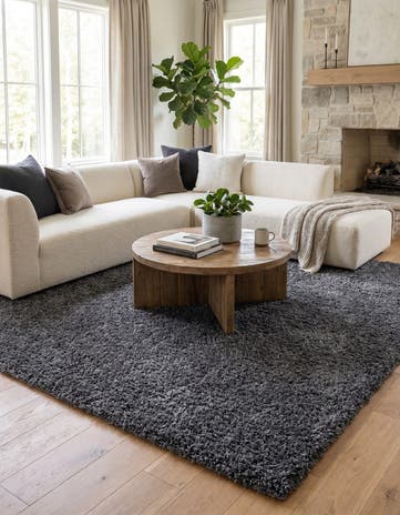 10' x 10' Zermatt Shag Square Rug