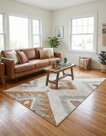 4' x 6' Eco Southwestern Rug