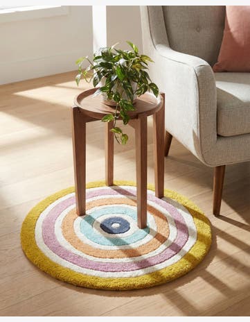 2' x 2' Hand Tufted Wool Round Rug