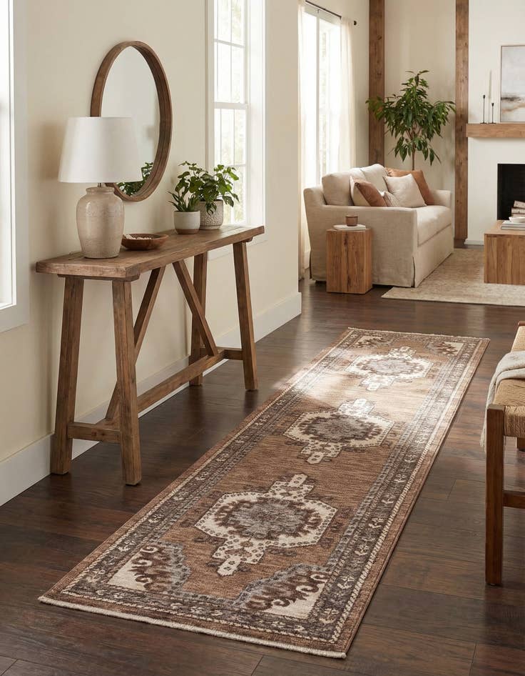 Detail image of 2' 7 x 12' 6 Grand Tradition Rug