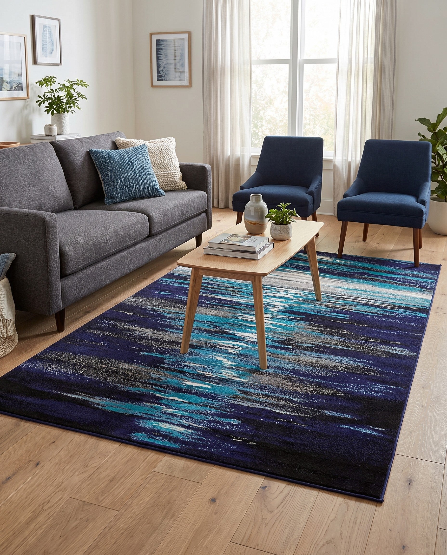 Navy Blue Sydney Rug