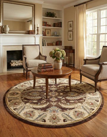 7' 10 x 7' 10 Aditi Round Rug