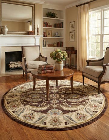 7' 10 x 7' 10 Aditi Round Rug