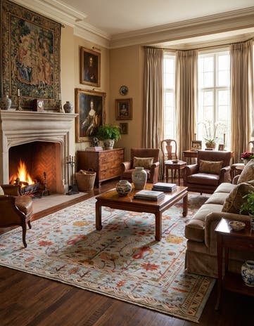 5' 9 x 7' 10 Hand Knotted Ariana Ziegler Rug