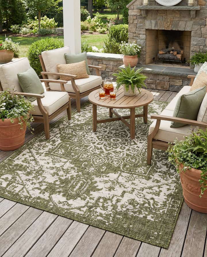 5' 3 x 8' Easy-Clean Jill Zarin Dubai Indoor / Outdoor Rug