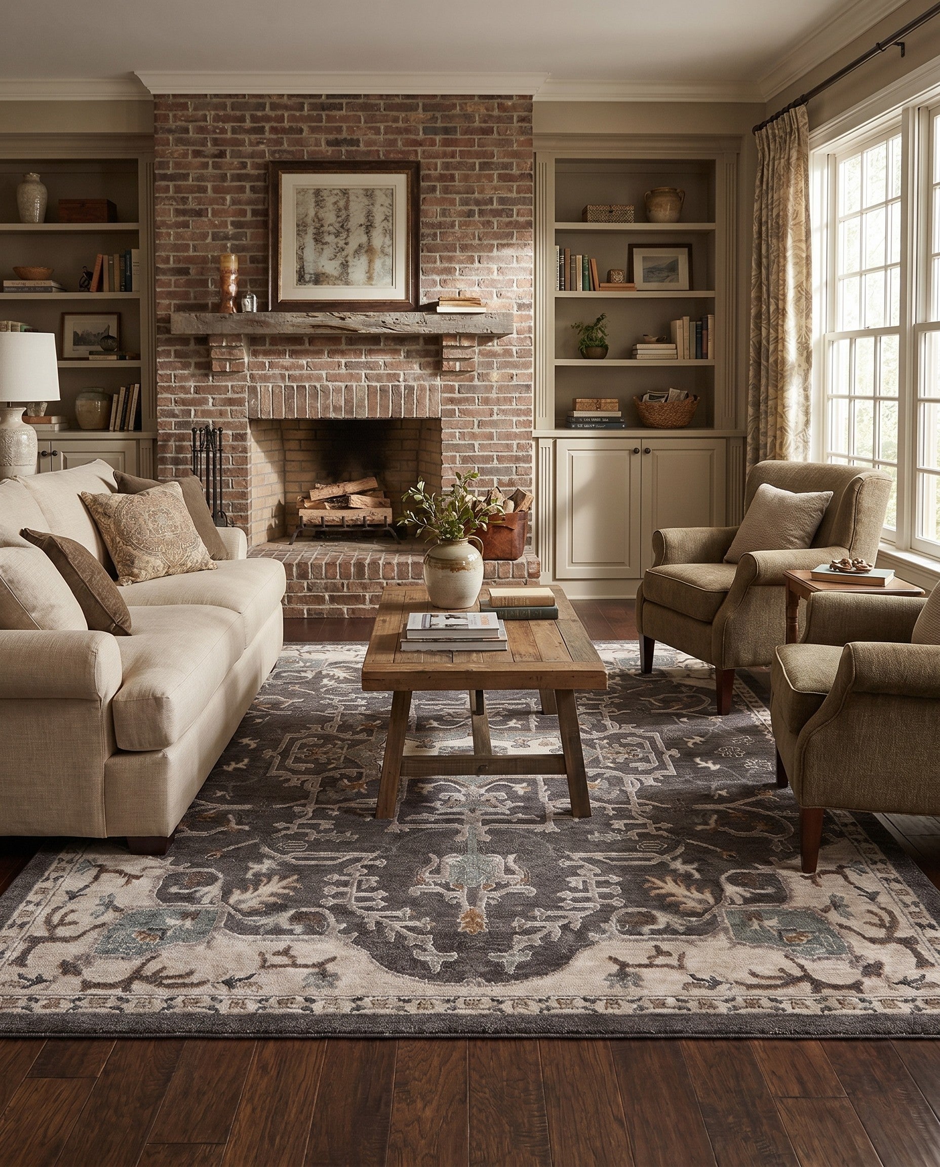 Blue Grand Tradition Rug