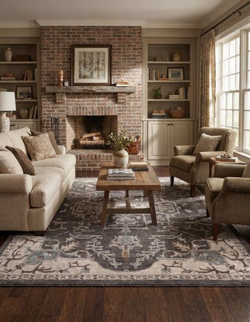 Blue Grand Tradition Rug
