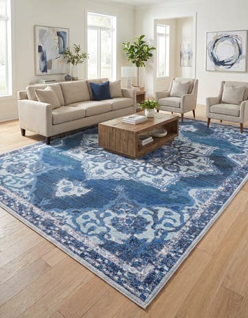 10' 6 x 13' Washable Renaissance Rug