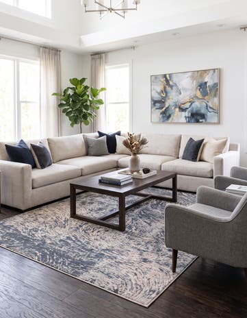 Gray Oasis Rug