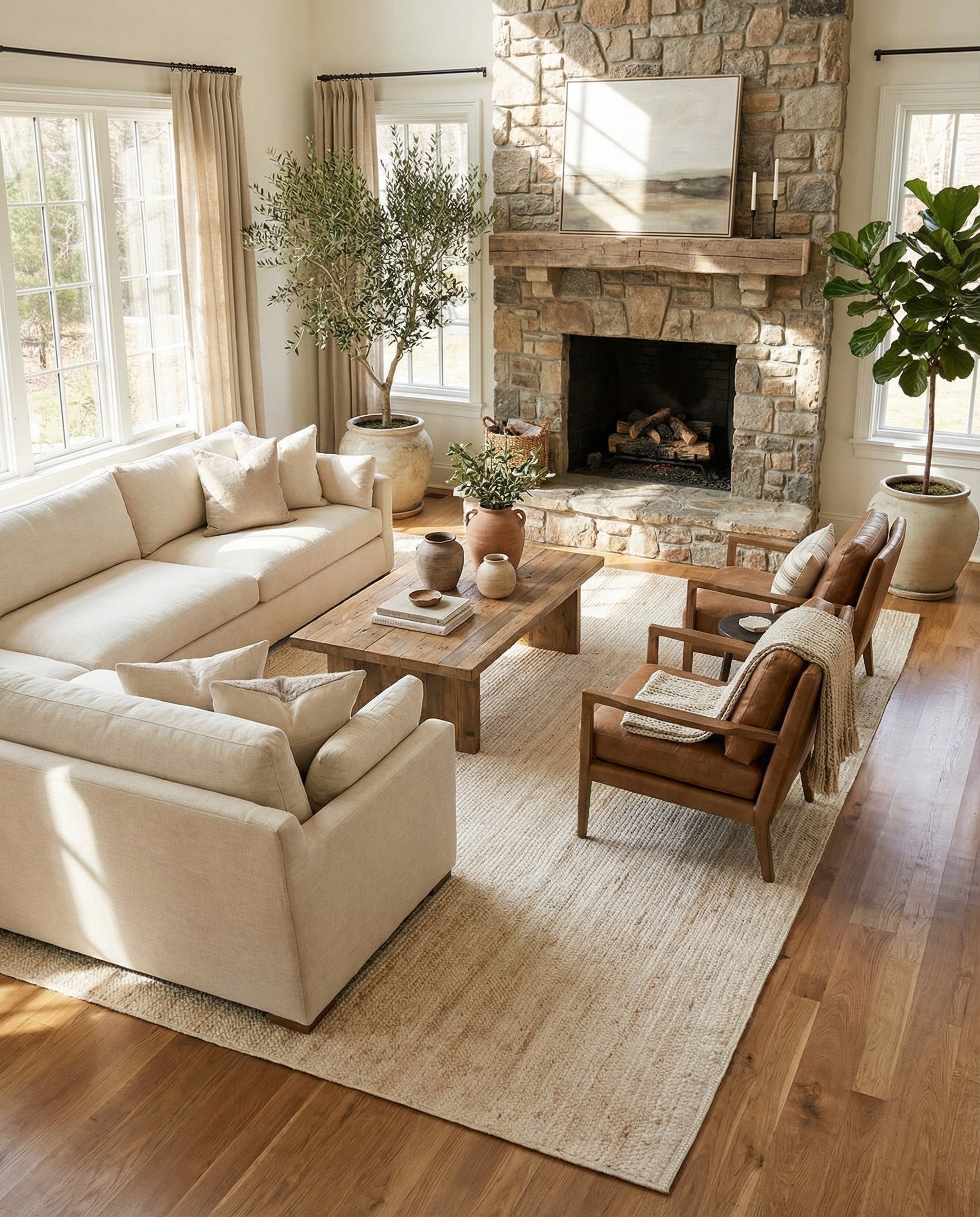 12' 2 x 16' 1  Hand Braided Jute Rug