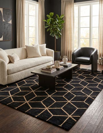 6' 9 x 10' 4 Hand Knotted Darya Wool Rug