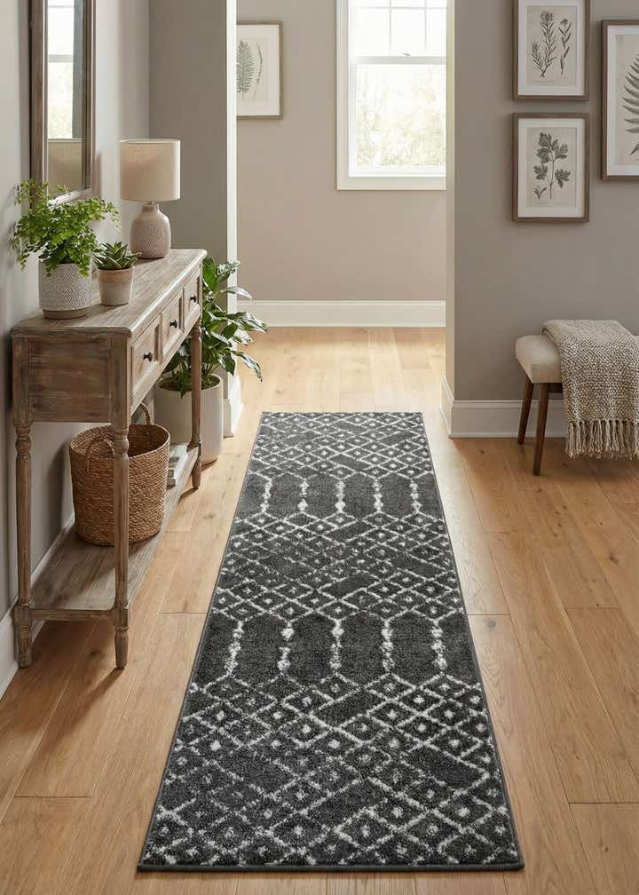 2' x 6' Paxon Trellis Runner Rug