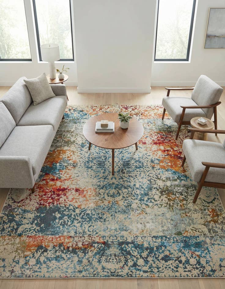 Detail image of 8' x 8' Santiago Square Rug