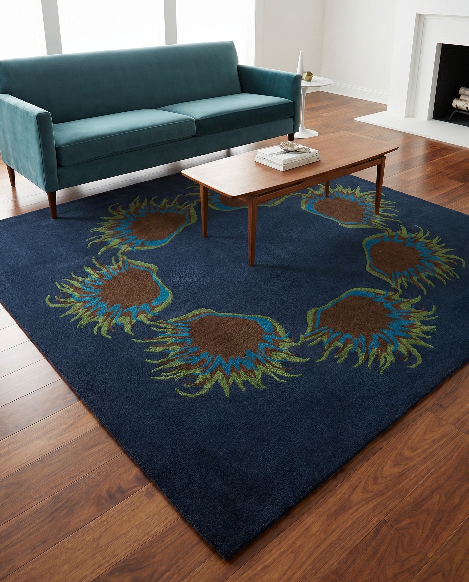 7' 4 x 7' 7 Luna Wool Square Rug