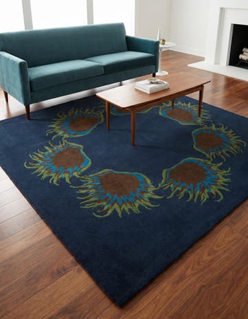 7' 4 x 7' 7 Luna Wool Square Rug