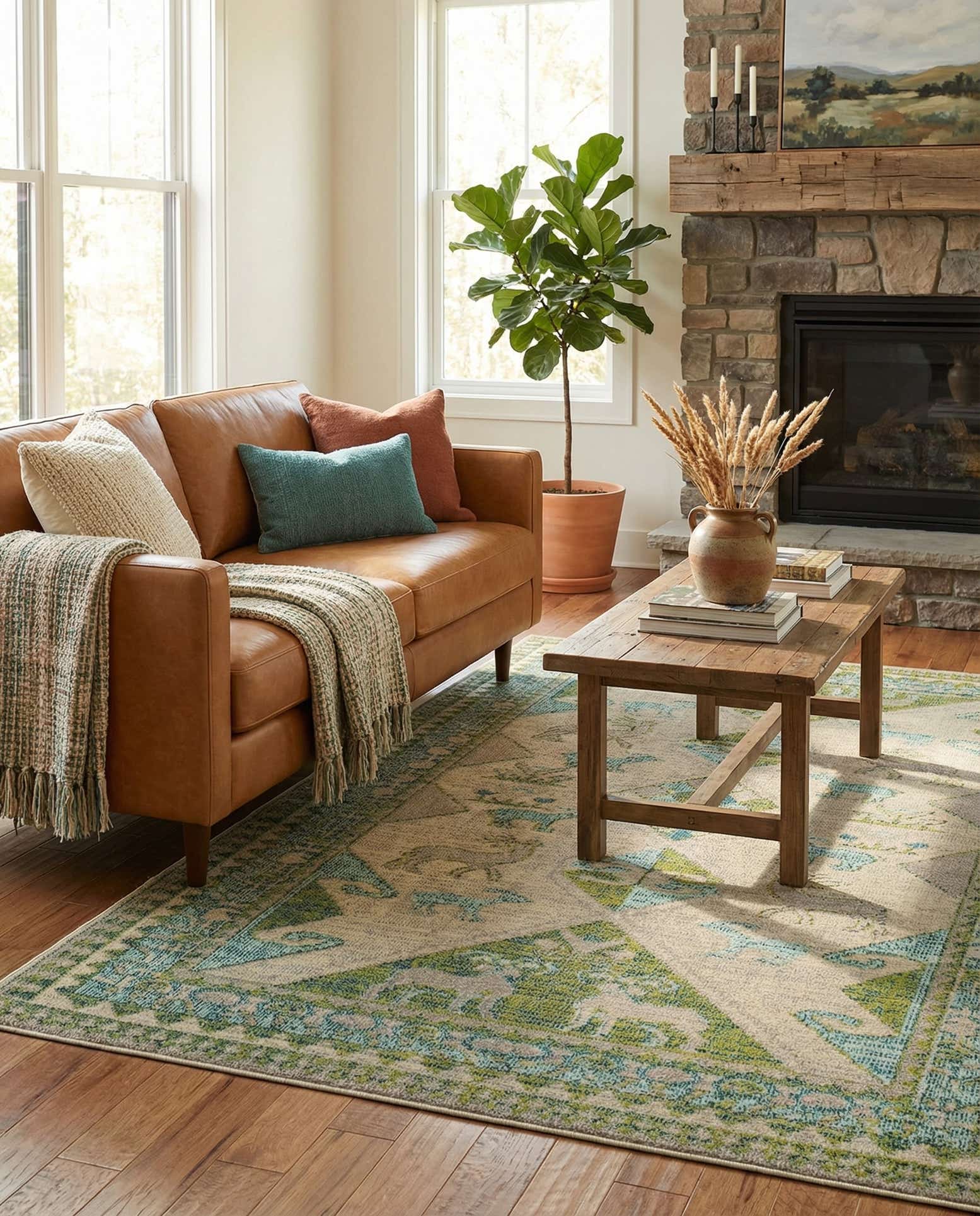 5' x 8' Washable Mesa Rug