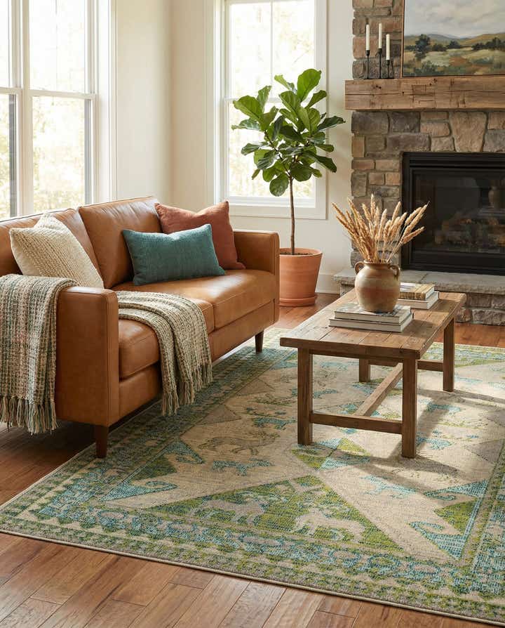 5' x 8' Washable Mesa Rug