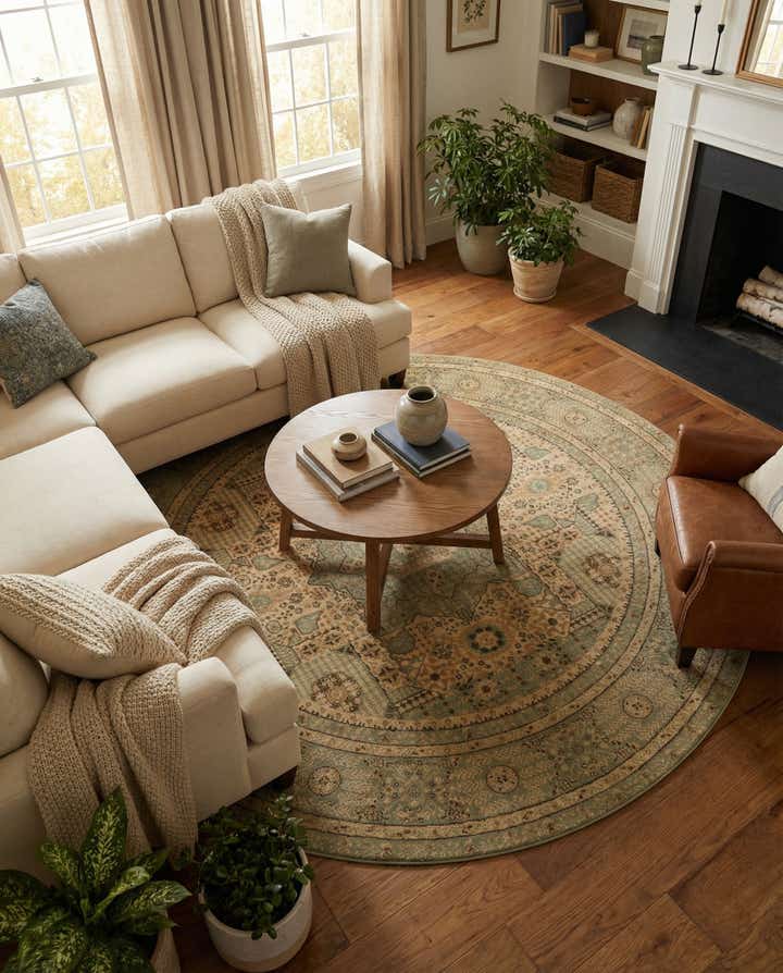 8' x 8' Amina Round Rug