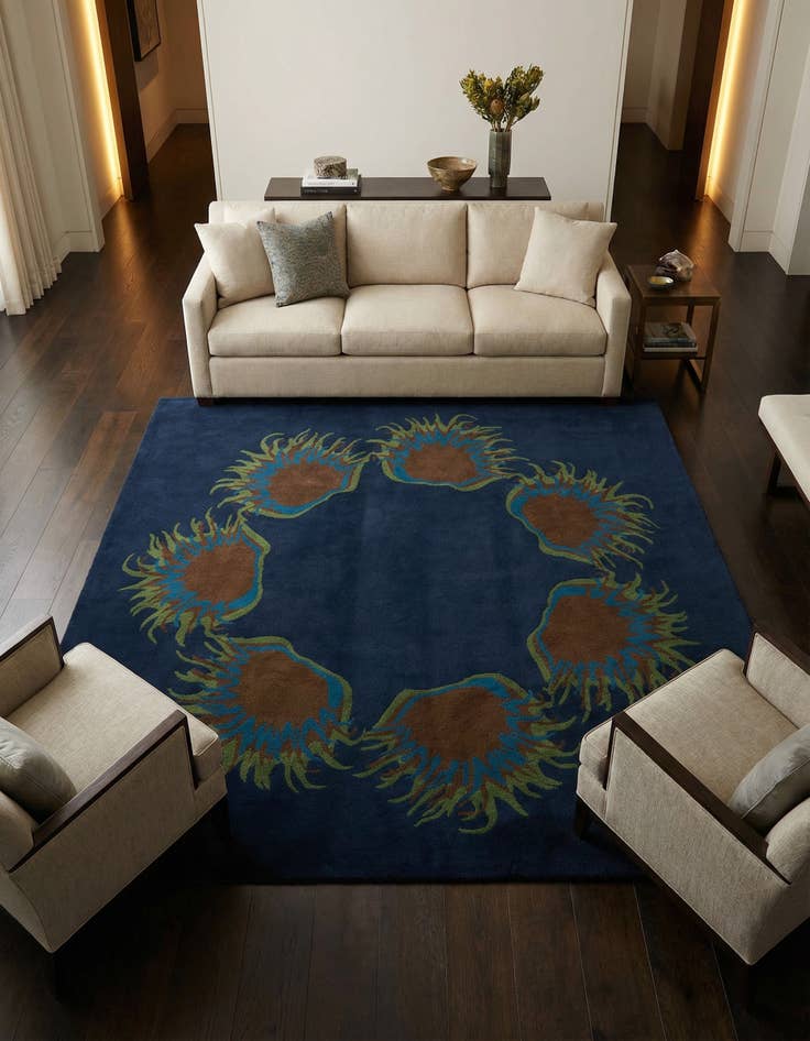 Detail image of 7' 6 x 7' 7 Luna Square Rug