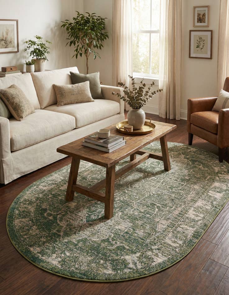 Detail image of 5' x 8' Isabella Oval Rug