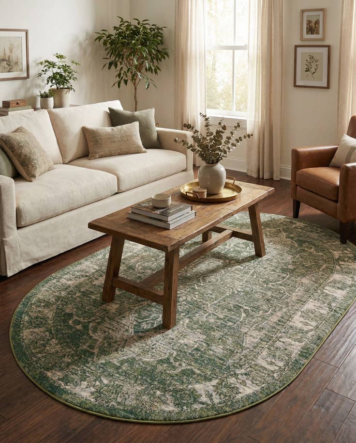 Detail image of 5' x 8' Isabella Oval Rug