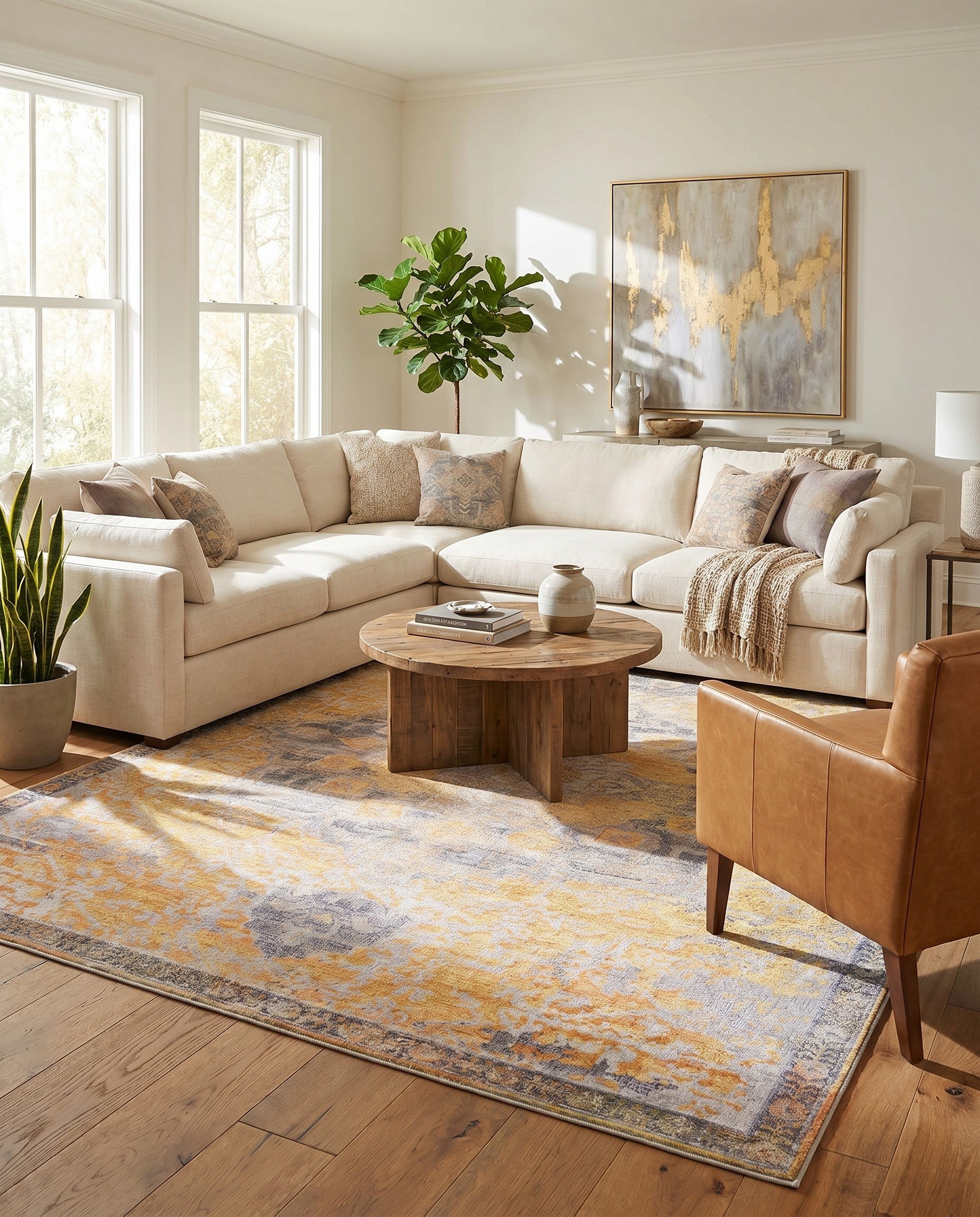 7' 10 x 10' Washable Francesca Rug