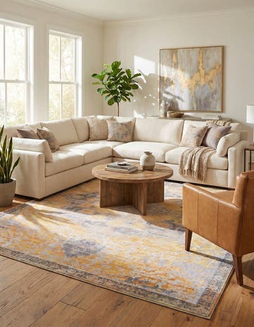 7' 10 x 10' Washable Renaissance Rug